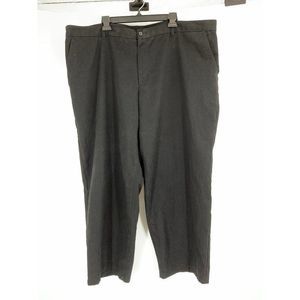 Mens George Chino Black Pants Size 48 x 28.5" Short Pockets 0877